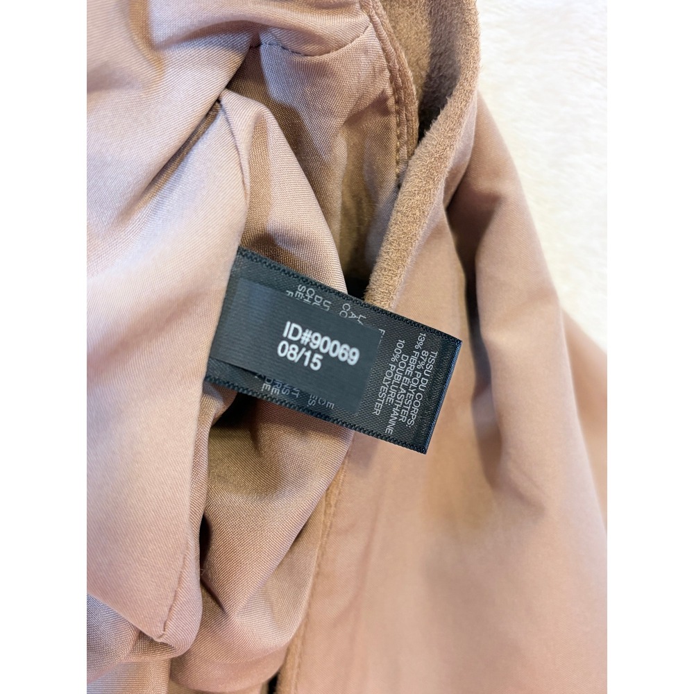 Express Taupe Fringe Midi Skirt - Picture 6 of 11